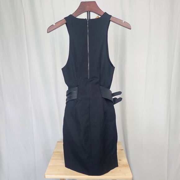 Ksubi Black Belted Sleeveless Mini Dress S NWT Punk Edge Y2K Revival - Picture 4 of 4